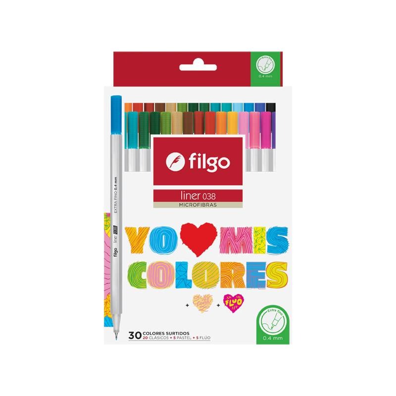 MICROFIBRA LINER 038 x30u SURT.FILGO