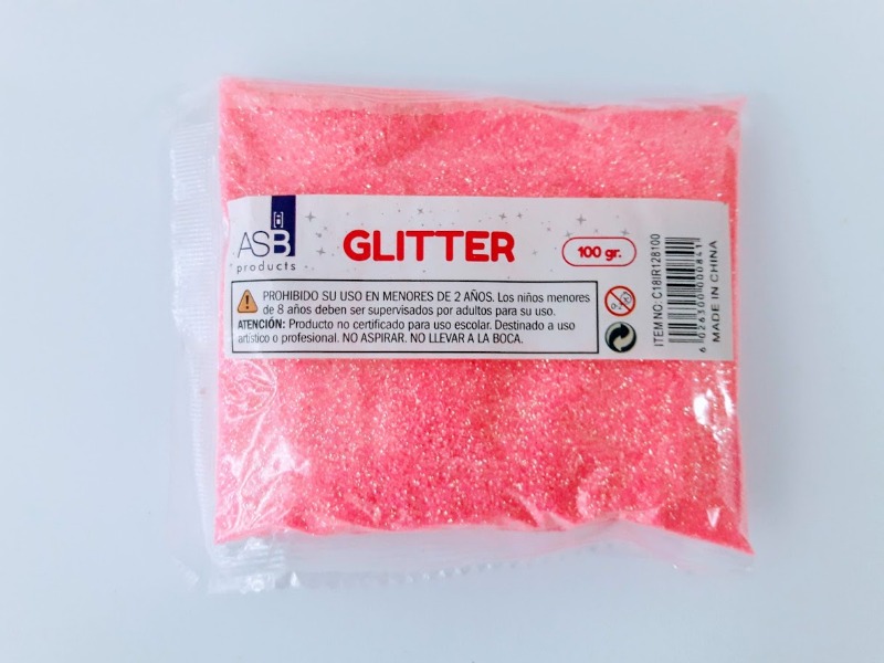 GLITTER IRIDISCENTE x100grs.ROSA DIOR