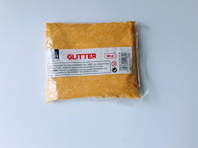 GLITTER IRIDISCENTE x100grs.AMARILLO