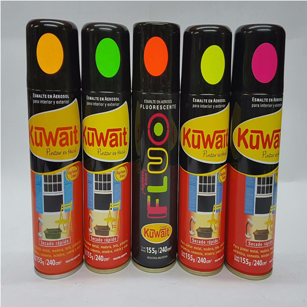 PINTURA EN AEROSOL 240cc. FLUO AMARILLO