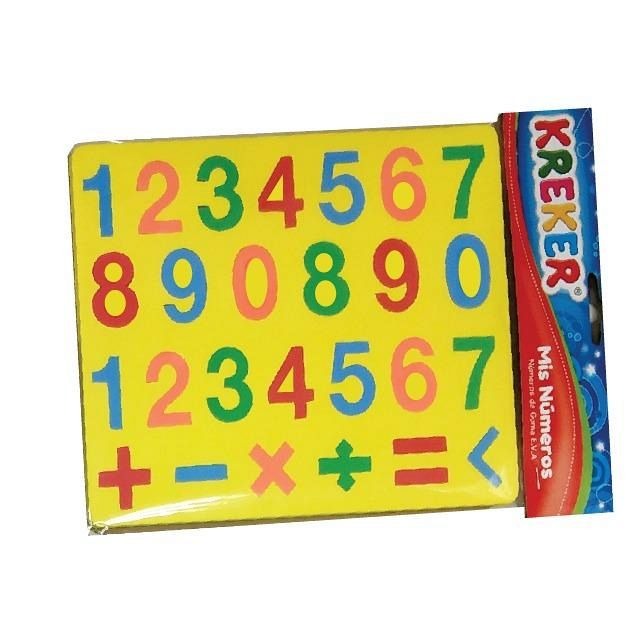 NUMEROS P/ENCASTRAR 26 pzas. KREKER