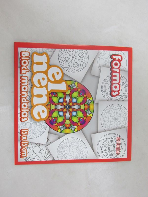 BLOCK 15x15cm.MANDALAS FORMASx24hjs.