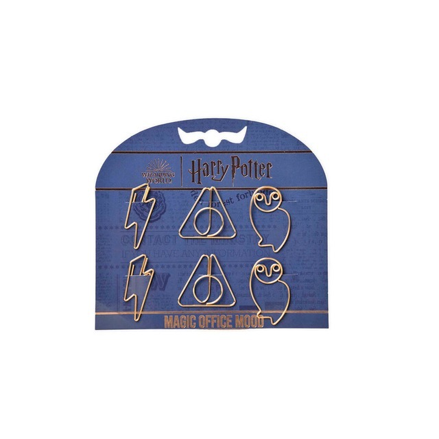 BROCHES CLIPS C/FORMA x6u. HARRY POTTER