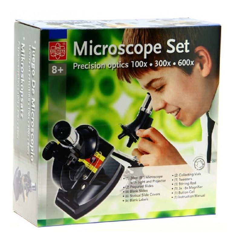 MICROSCOPIO+PROYECTOR 100x 300x 600x