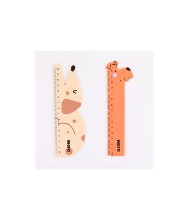 REGLA 15cm. MADERA DOGS