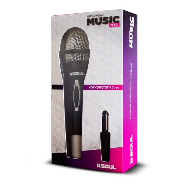 MICROFONO POP M-100 NEGRO  SOUL