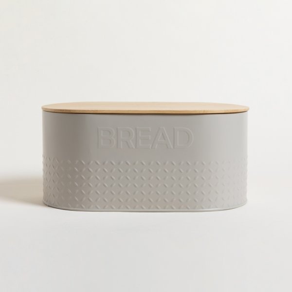 LATA OVAL.TAPA BAMBOO GREY. P/ PAN13 x15cm.