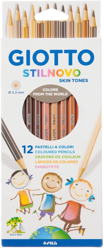 LAP.COLORESx12u. STILNOVO SKIN TONES GIOTTO