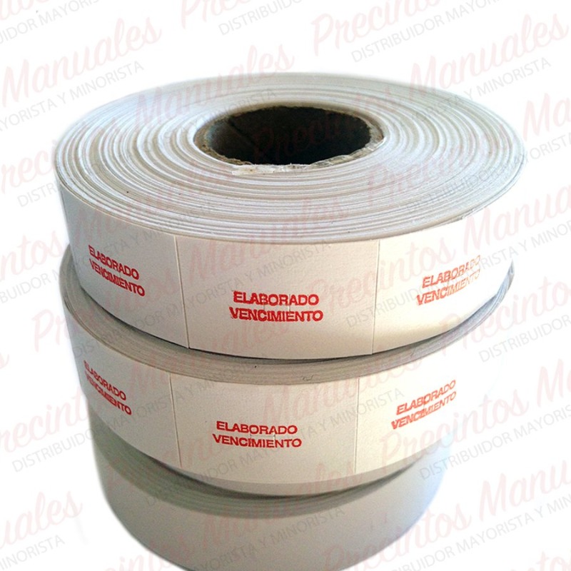 ROLLO ETIQUETAS 2 cabezal elab./venc.JOLLY
