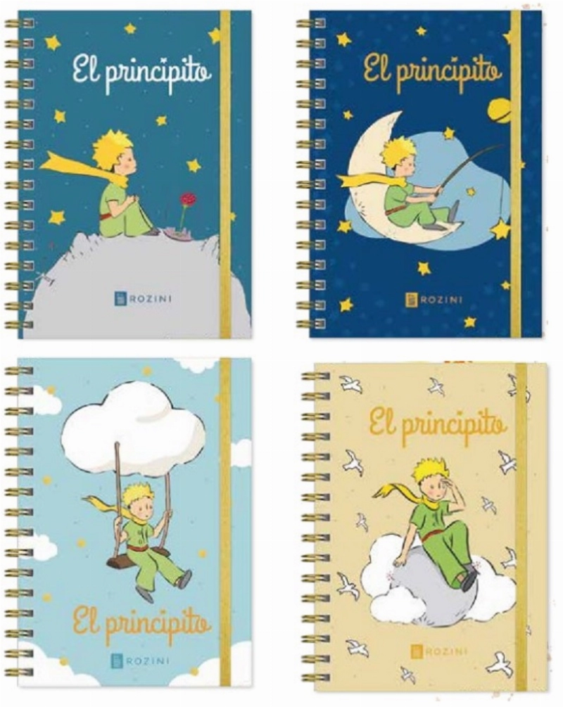 LIBRETA A6 C/ELAST.y STICKERS EL PRINCIPITO