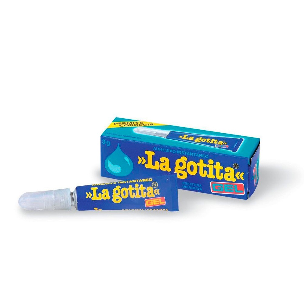 ADHESIVO INSTANTANEO GEL 3ml. LA GOTITA 