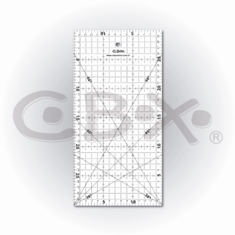 REGLA P/PATCHWORK 30x15cm..