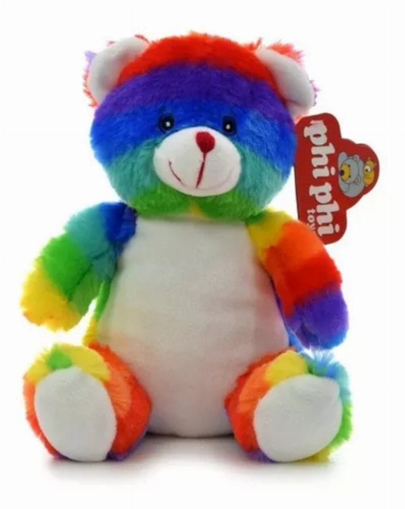PELUCHE OSO MULTIC. 22cm SENTADO PHI PHI