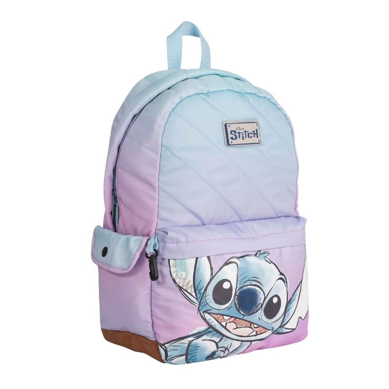 MOCHILA DE ESPALDA 18*  STITCH MATELASSE