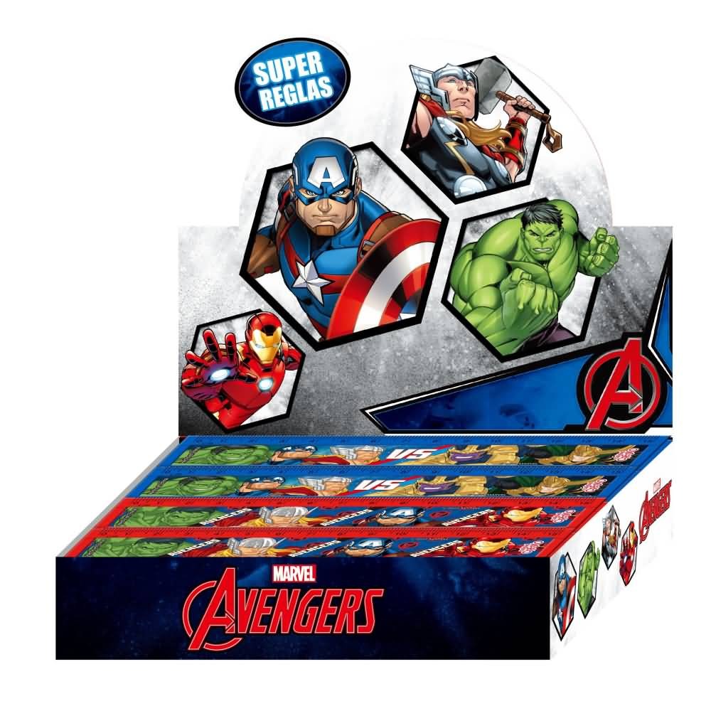 REGLA 15cm. AVENGERS