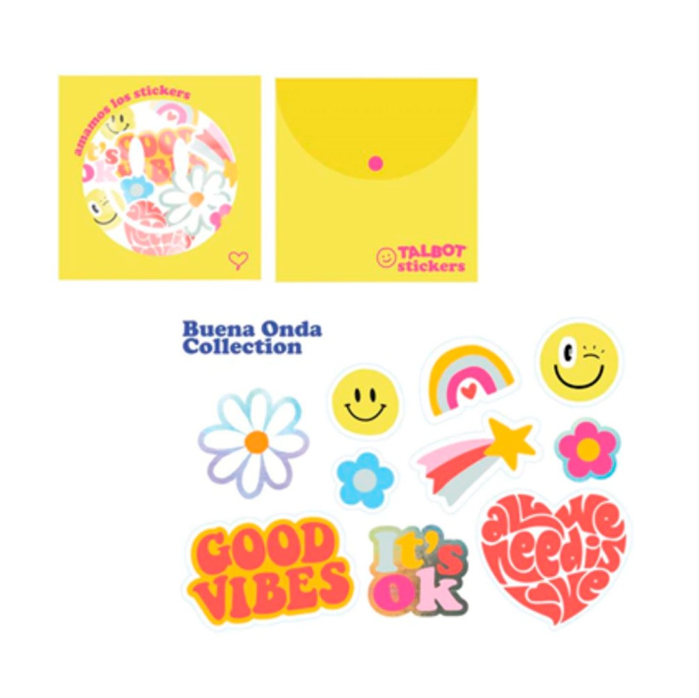 STICKER BUENA ONDA SOBRE x 20u. TALBOT