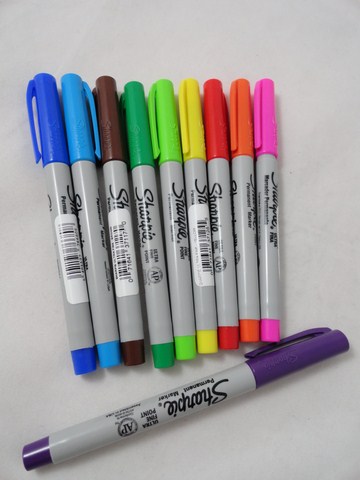 MARCADOR FINO PERMANENTE SHARPIE 