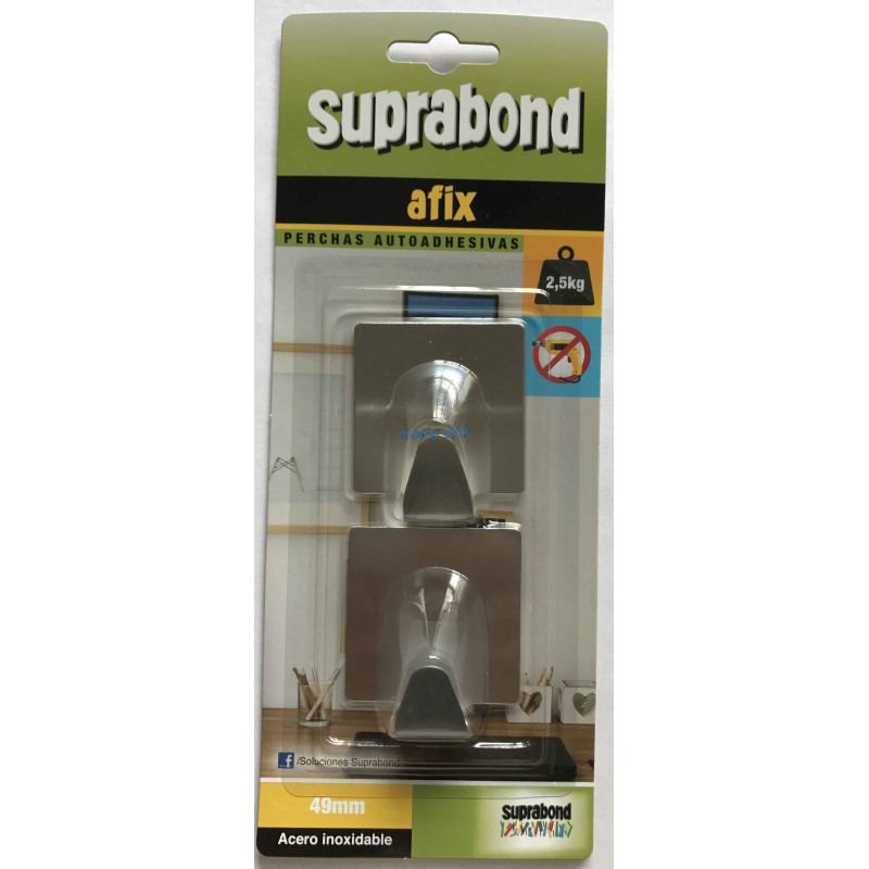 PERCHA AUTOADHESIVA METAL x2u.2.50kg.