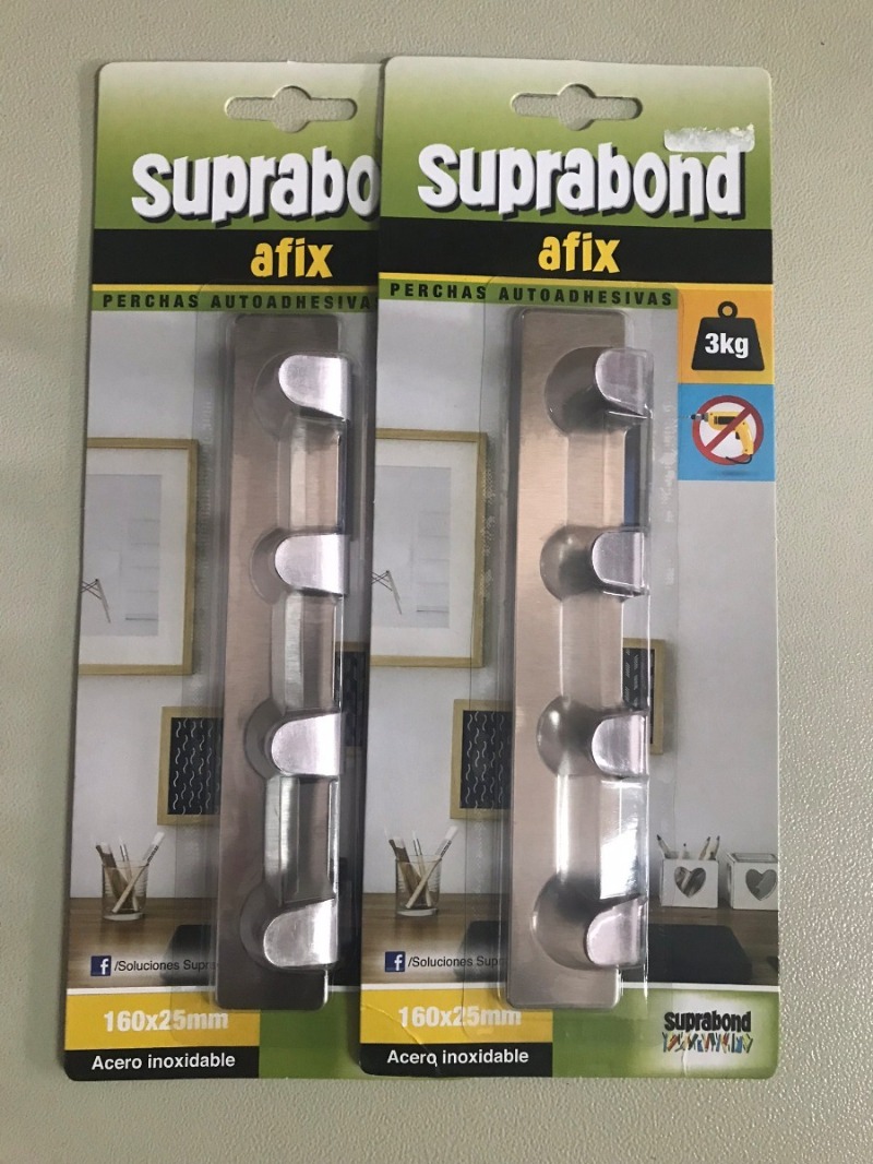 PERCHA AUTOADHESIVA METAL x1u.3kg.