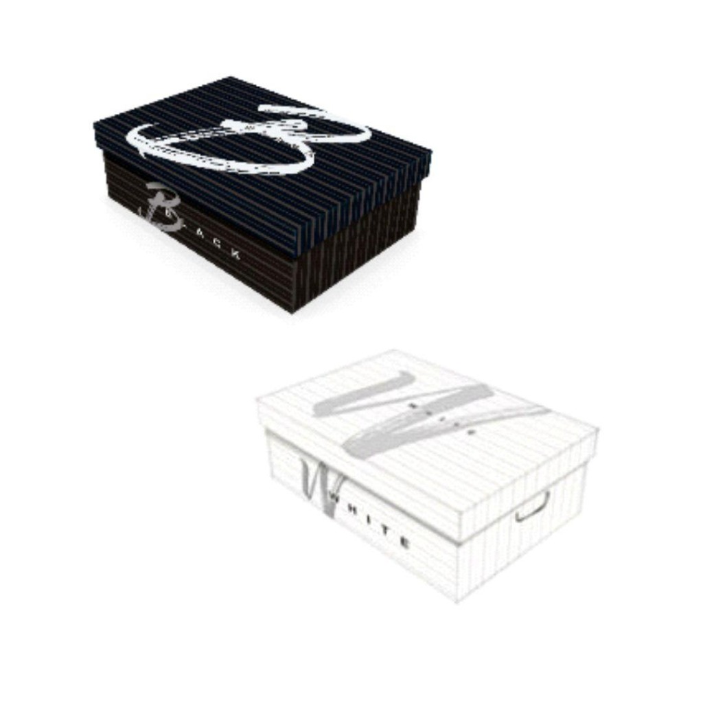 CAJA CHICA BLCK 31x22x12  INK DROP