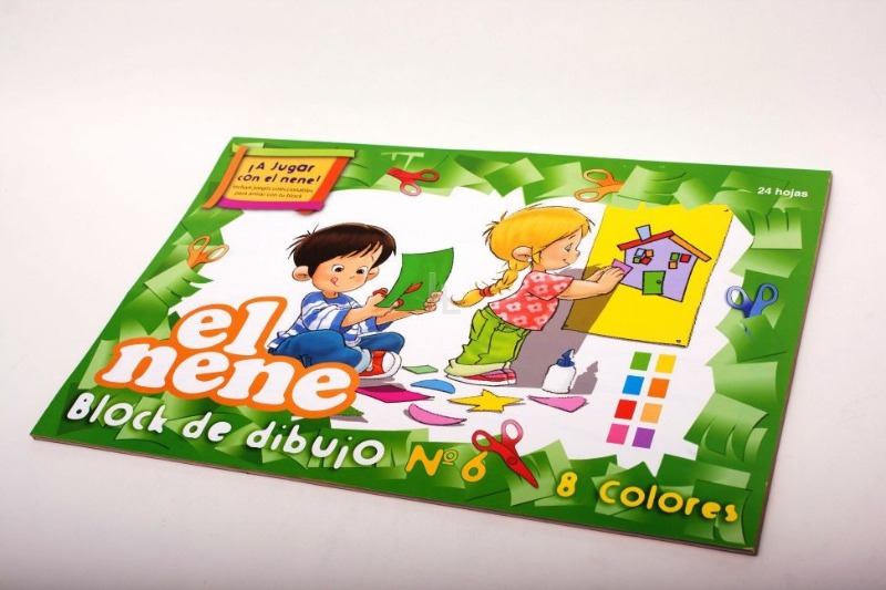 BLOCK DIB.N*6 COLORx24hjs.EL NENE