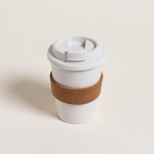 VASO TÉRMICO AGARRE C/CORCHO 350ml TAPA C/PICO