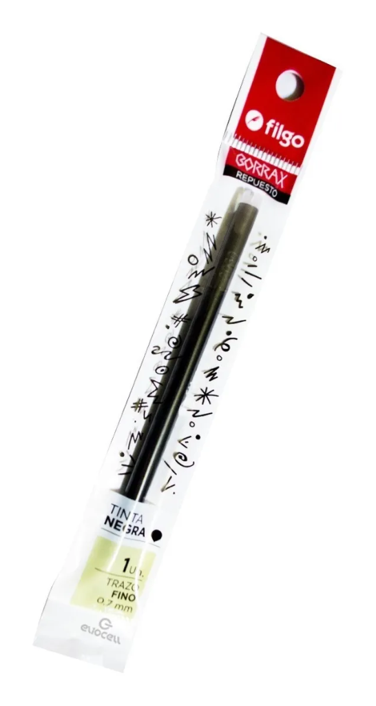 REP.BOLIGR. GEL BORRABLE x1u. NEGRO  FILGO