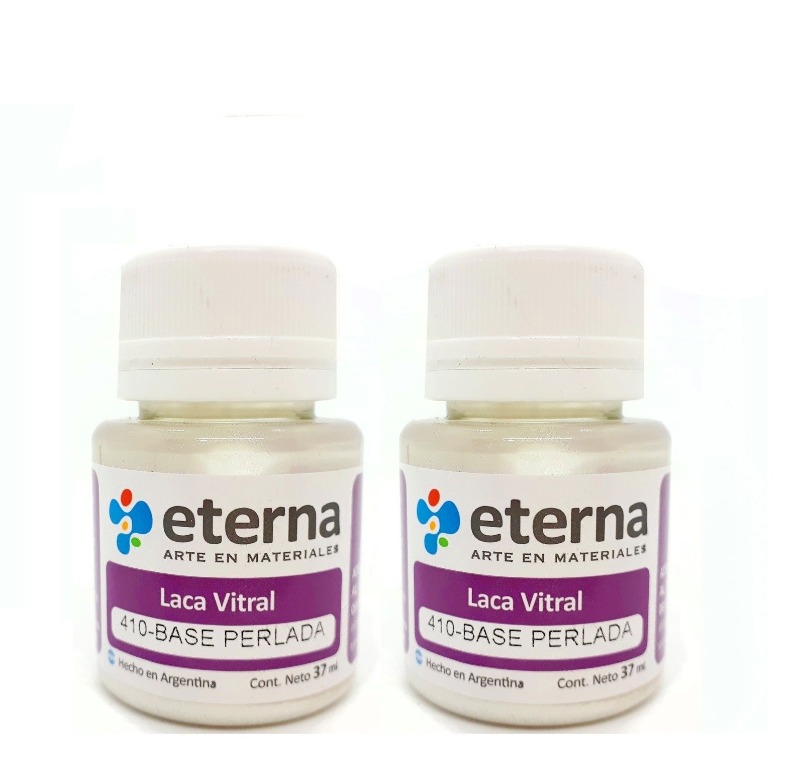 LACA VITRAL 30cc.B.PERLADA ETERNA
