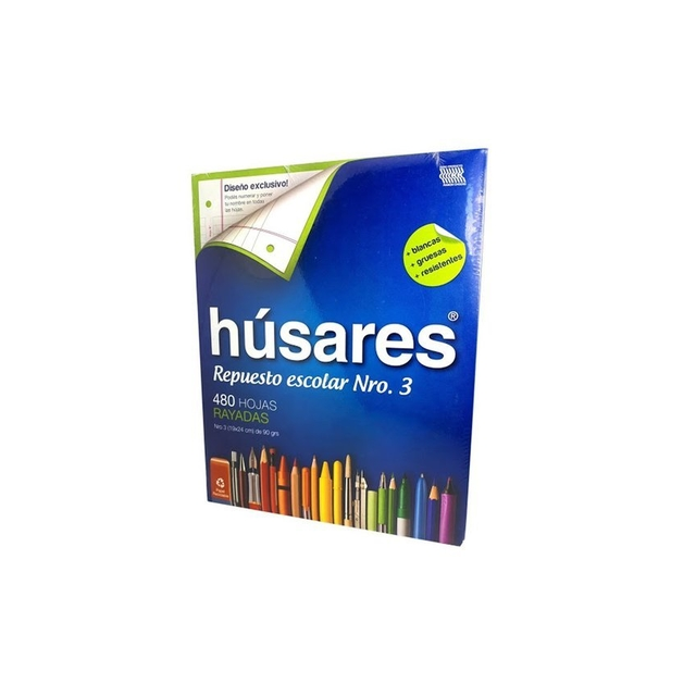 HUSARES*REPUESTO 480H.RAY.PP.90GR.