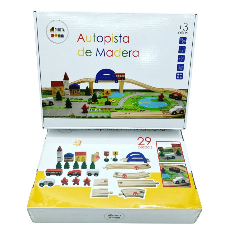 PISTA DE CIUDAD DE MADERA