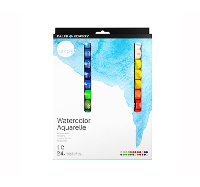 ACUARELAS POMO 12ml.x24u.SIMPLY ROWNEY