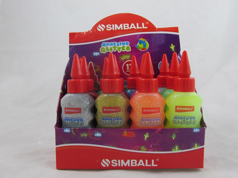 ADHESIVO 30cc.GLITTER SIMBALL