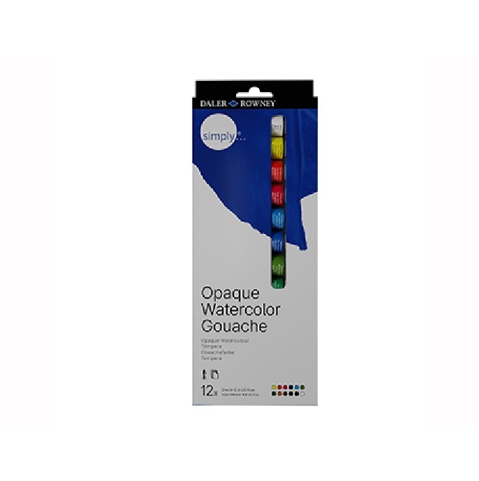 GOUACHE POMO 12ml.x12u. SIMPLY  ROWNEY