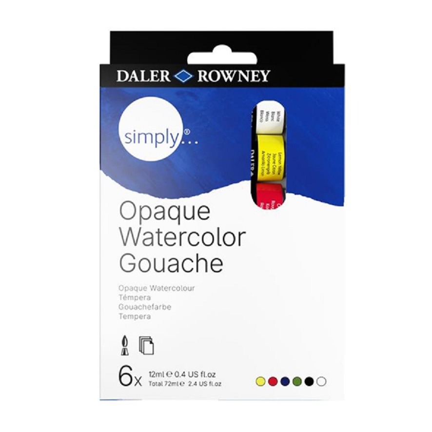 GOUACHE POMO 12ml.x6u. SIMPLY  ROWNEY