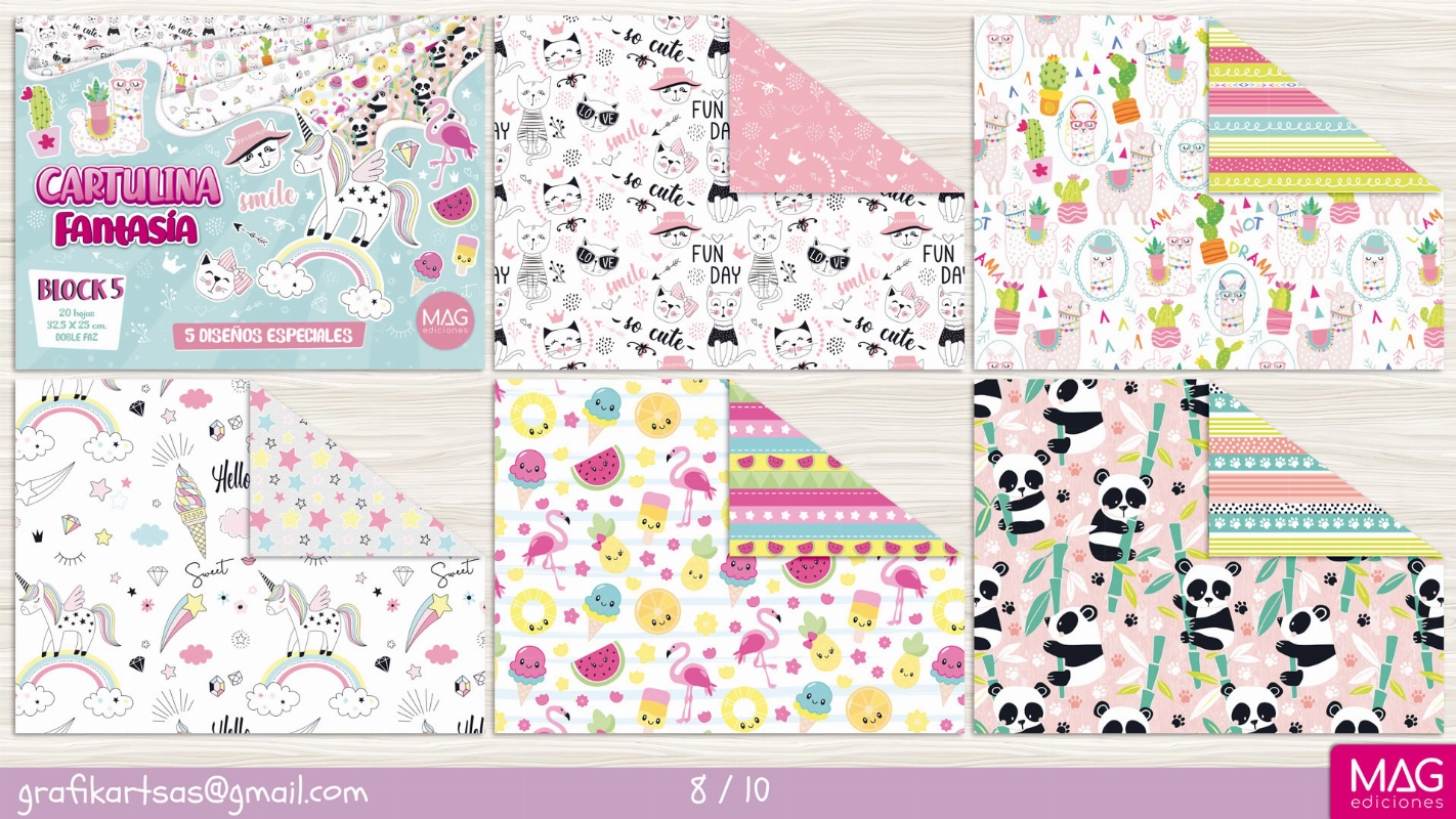BLOCK 32.5x25cm.DISEÑO ESPECIALES II x20hjs.