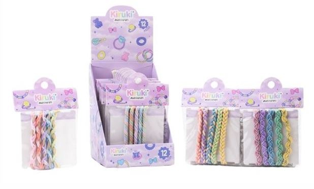 COLITAS P/EL CABELLO TRENZADAS GDE.x5u.KIRUKI