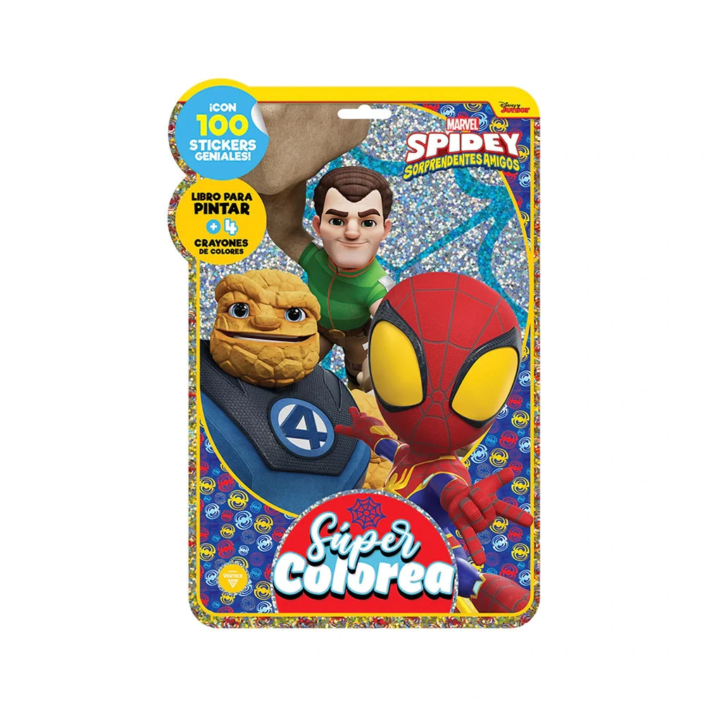 SUPER COLOREA + LIBRO PINTAR N*4 SPIDEY