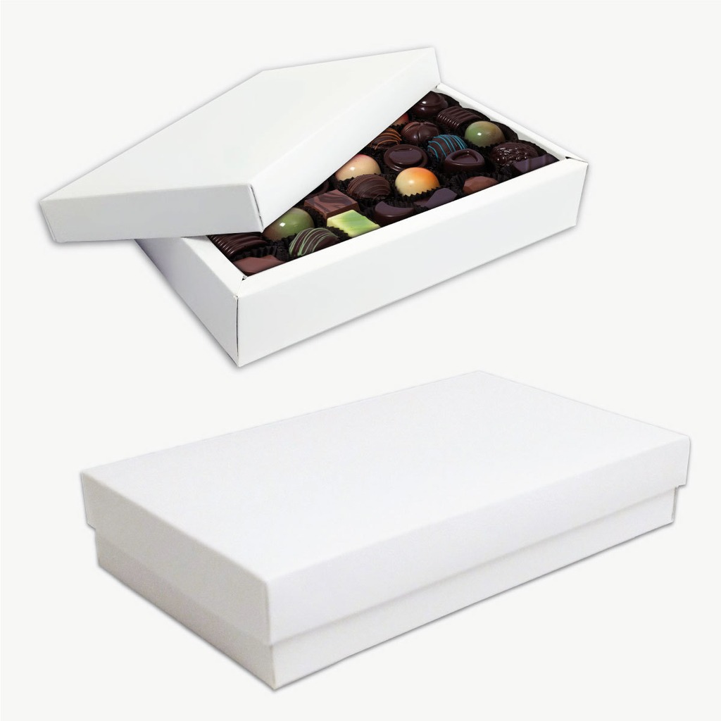 CAJA BLANCA  P/ BOMBONES 20x14xx5cm. 