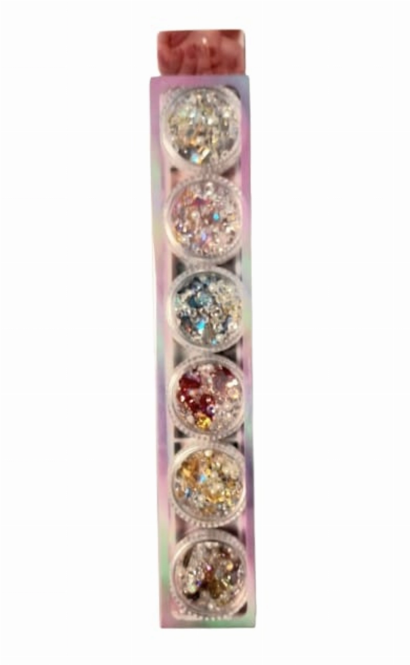 BIJOU APLIQUES DECO P/UÑAS x6u.