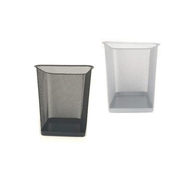CESTO PAPELERO METAL GRIS