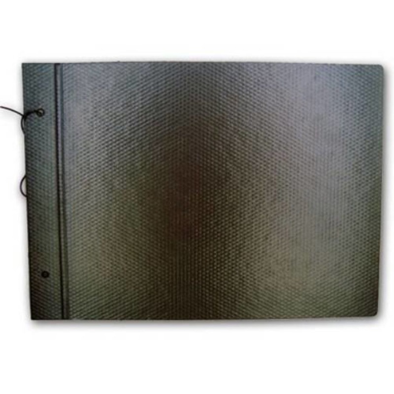 CARPETA N*6 c/cordon FIBRA NEGRA Fibracap