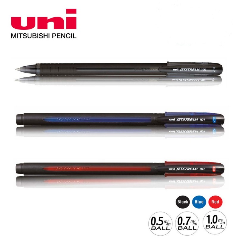 ROLLER BALL PEN 1mm. JETSTREAM SX-101 UNI