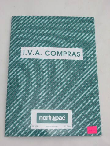 LIBRO IVA COMPRAS 22x29.7cm.23hjs.NORPAC