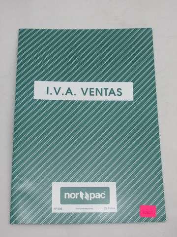LIBRO IVA VENTAS 22x29.7cm.23hjs.NORPAC