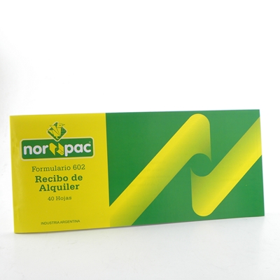 RECIBO ALQUILER 602 NORPAC