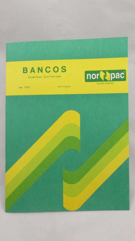 LIBRO BANCO 22x28cm.40hjs.T/FLEX.NORPAC