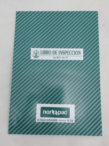 LIBRO INSPECCIONES T/FLEX.NORPAC