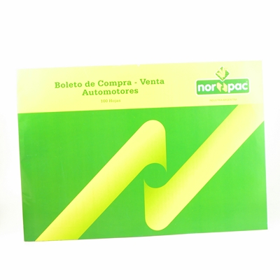 BOLETO COMPRA-VTA xhj. NORPAC