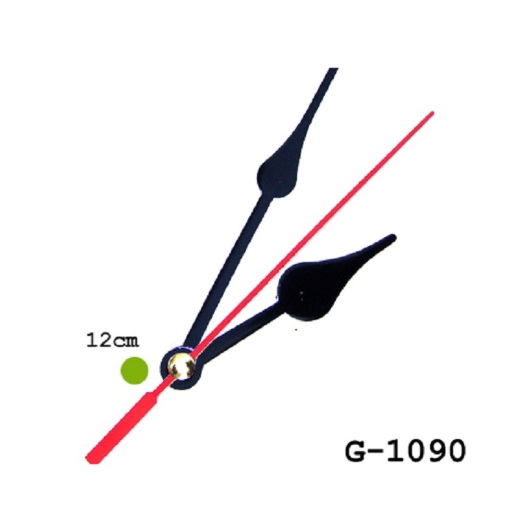 AGUJAS PLASTICA 12cm. P/RELOJ 