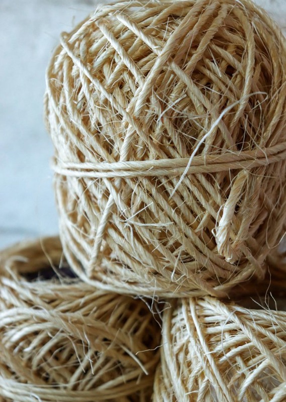 HILO SISAL NAT.GSO.3mm.120grs.x30m.OVILLO GRUESO